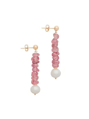 Alexis Earrings - Pink