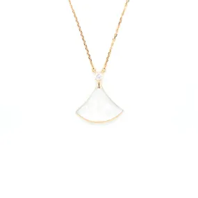 Bvlgari Diva’s Dream Necklace Mother Of Pearl With Diamond Rose Gold