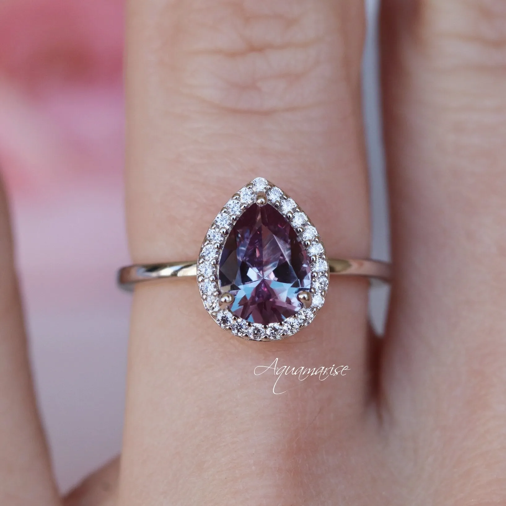 Camila Alexandrite Ring- Sterling Silver