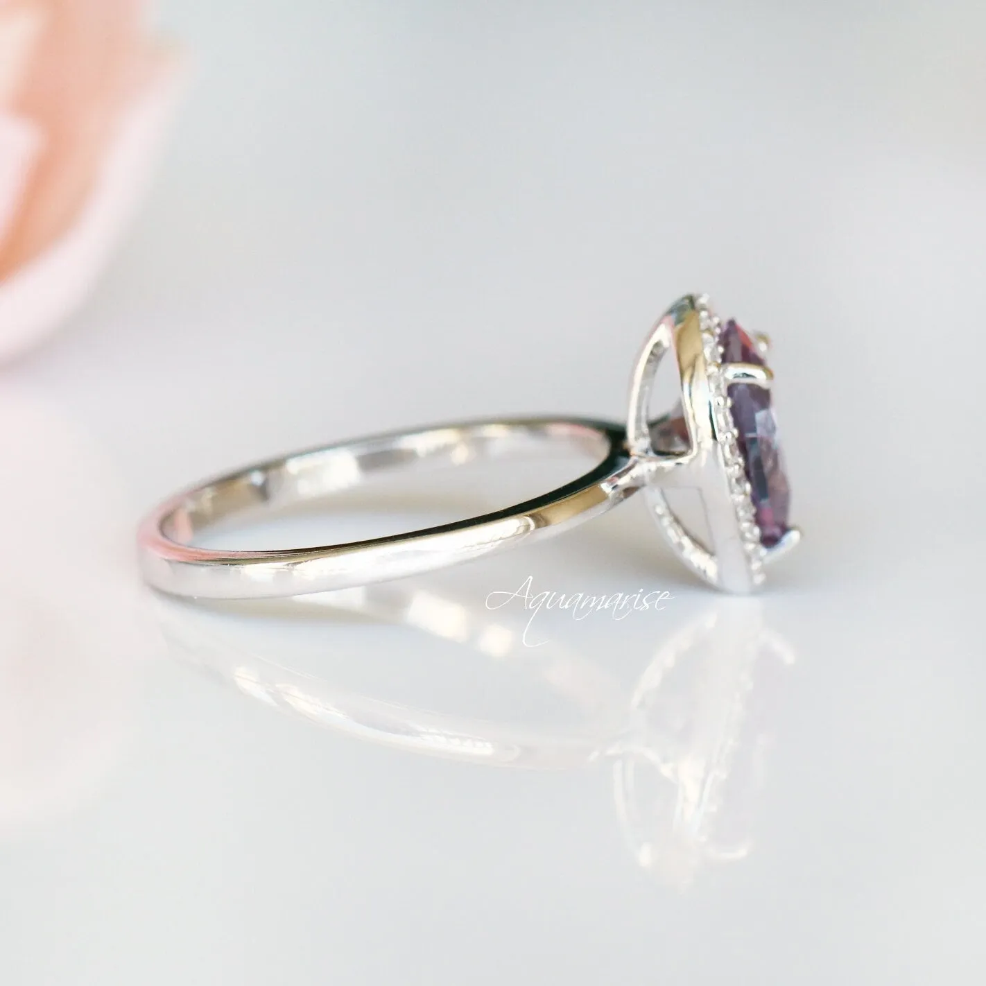 Camila Alexandrite Ring- Sterling Silver