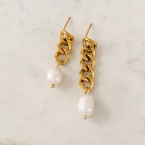 Capri Pearl Drop Earrings