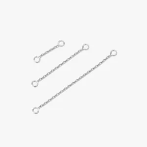 Chain Connectors in Silver