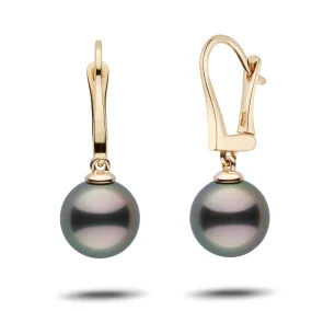 Classic Collection Tahitian 10.0-11.0 mm Pearl Dangle Earrings