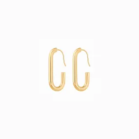 Cora Linear Hoop Earrings