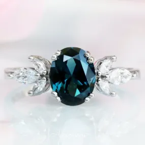 Eva London Blue Topaz Ring- Sterling Silver