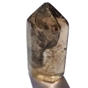 Gold Rutile Lodolite Quartz Tower