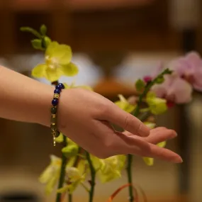 Jade Vine Lapis Lazuli Jadeite Bracelet