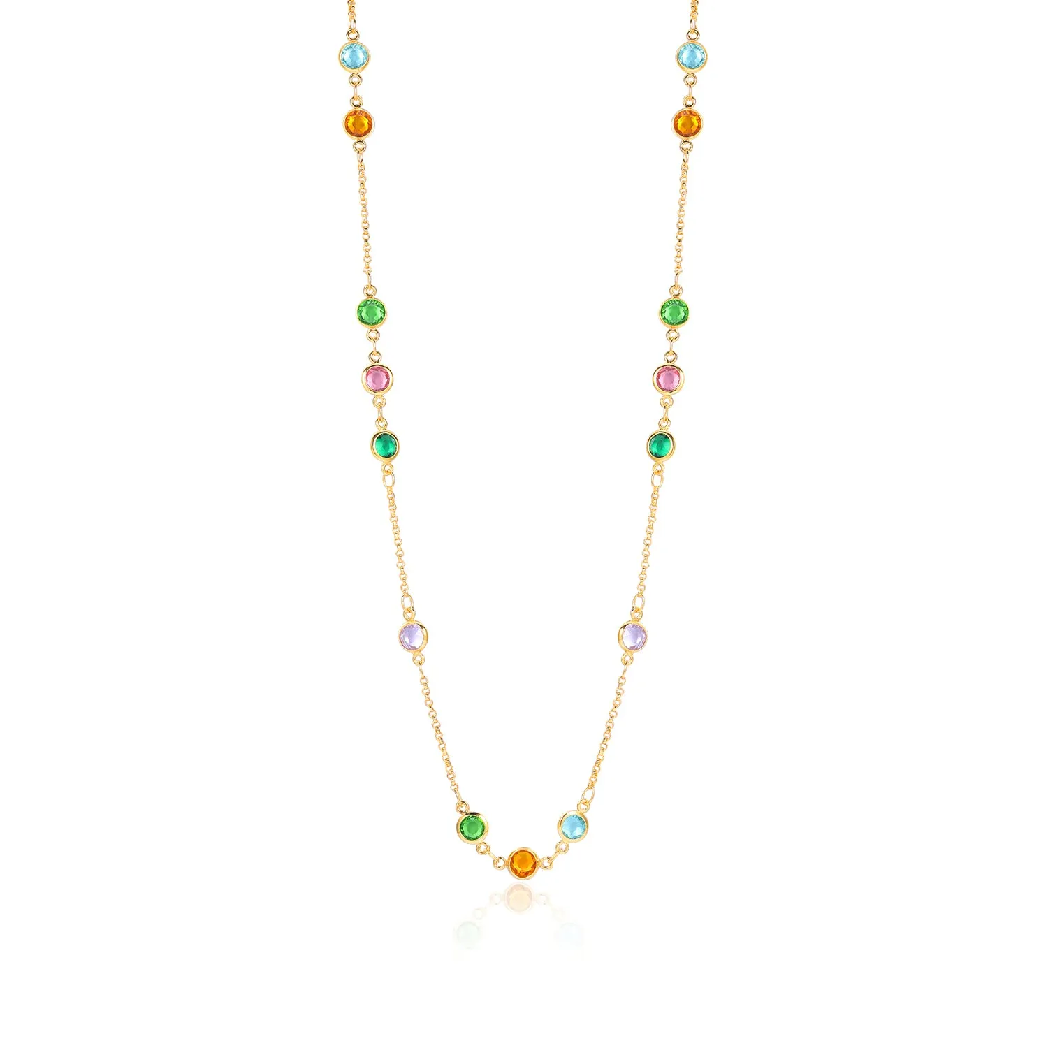 Multicolor Gemstone Necklace