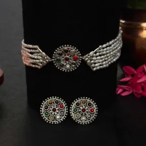 Navratna Jewelry Set