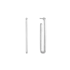 Paperclip Hoop Earrings