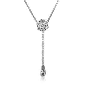 Pendant Necklace in 18k Gold with Diamonds