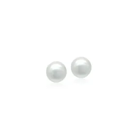 Simulated Pearl 12mm Round Earring