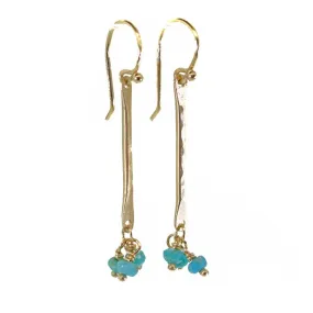 Sleeping Beauty Turquoise Dangle Earrings