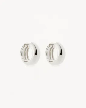 Sterling Silver Bold Small Hoops